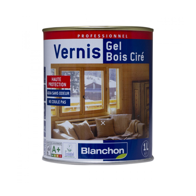 vernis gel bois cire blanchon 1l