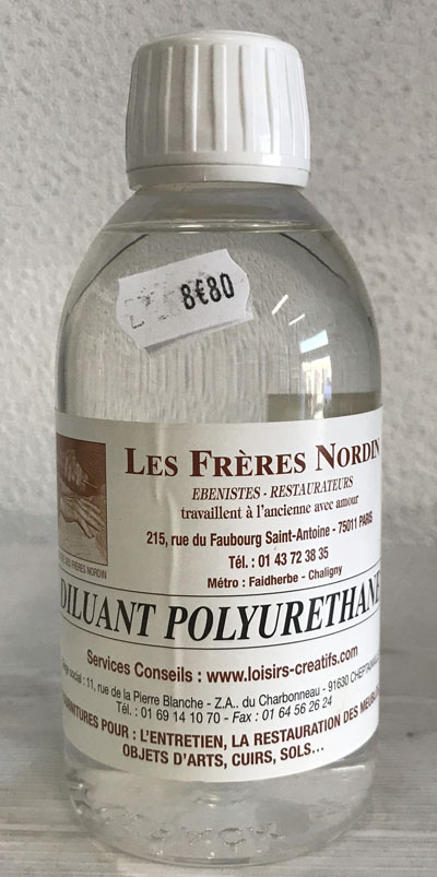 Diluant polyuréthane LES FRERES NORDIN 250ml
