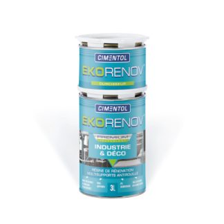 Résine multi-supports Blanc EKORENOV CIMENTOL