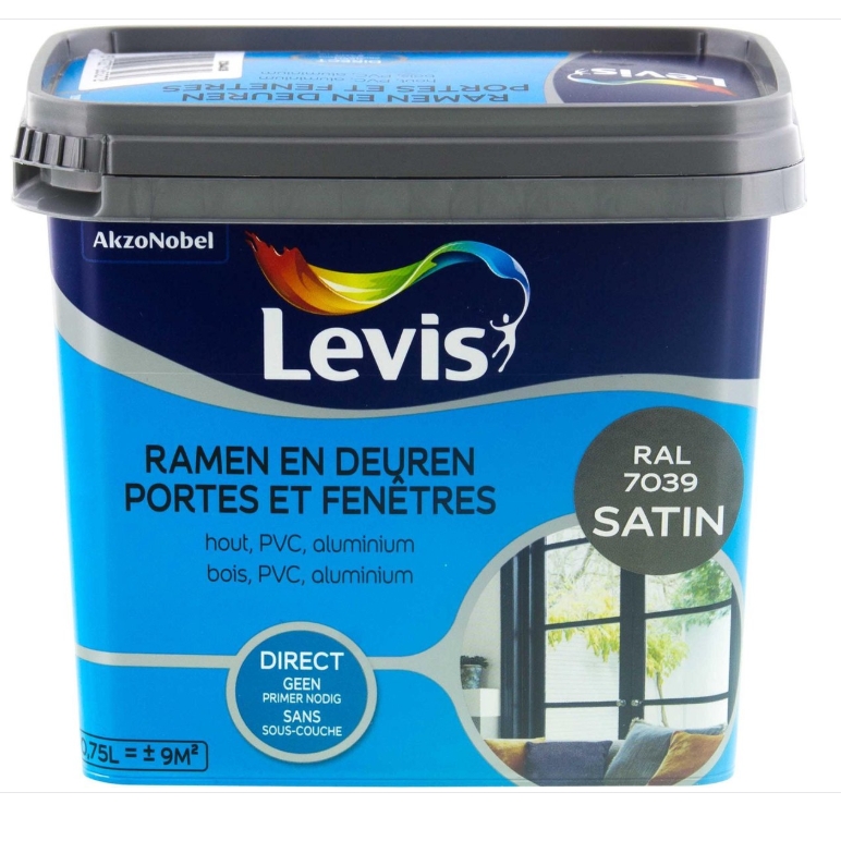 Peinture LEVIS Portes et fenêtres 750ml – Image 4