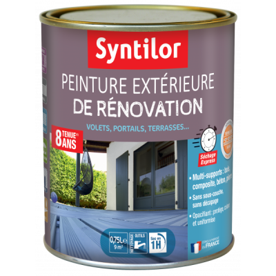 Peinture Extérieure SYNTILOR de Rénovation BLANC 750ML