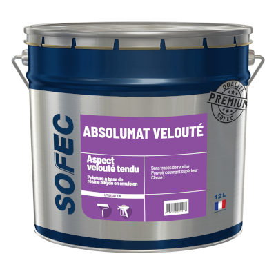 Peinture Blanc mat velours SOFEC Absolumat velouté