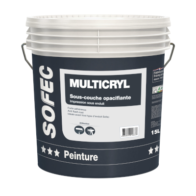 Sous-couche acrylique professionnelle 15 Litres SOFEC