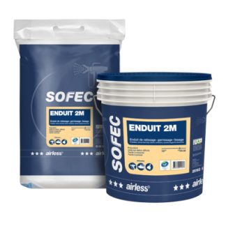 Enduit de lissage et ratissage 2M SOFEC 25Kg