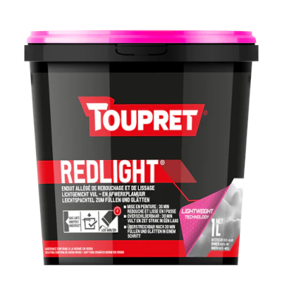 Enduit allégé en pâte Redlight TOUPRET 1L