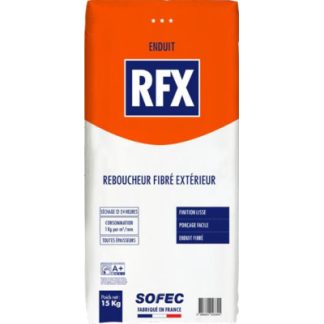 Enduit RFX de rebouchage Extérieur Fibré SOFEC