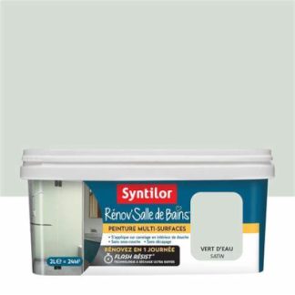 Peinture Rénov'Salle de bains Vert d'eau SYNTILOR 2L