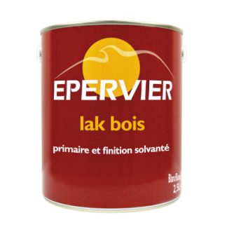 Peinture bois primaire+finition blanc EPERVIER