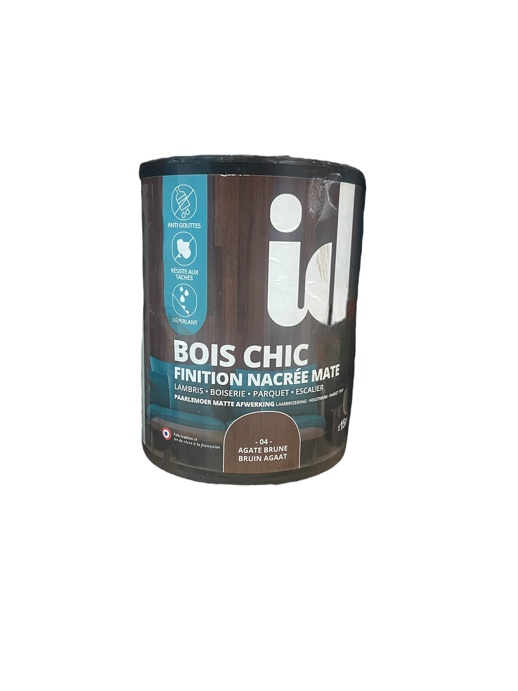 Peinture Bois chic finition nacrée mate ID 1L