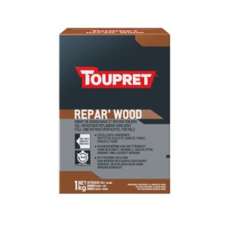 Enduit de rebouchage bois REPAR WOOD TOUPRET 1KG